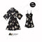 Pajamas Sets Women Korean Personality Printed Loungewear Five-Piece Sleepwear