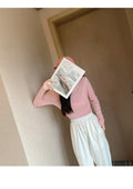 IMG 118 of Korean Office Slim Look Solid Colored Under Stand Collar Sweater Women Outerwear