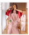 IMG 109 of Pyjamas Women Summer Thin Cotton Short Sleeve Mid-Length Pajamas Student Adorable Cartoon Plus Size Pregnant Woman Sleepwear