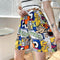 Img 6 - Drawstring Cotton Pajamas Pants Women Summer Home Mid-Length Thin Adorable Japanese Loose Outdoor Beach Shorts