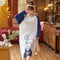 Cotton Pajamas Women Pyjamas Sleeve Length Adorable Doll Collar Princess Loose Plus Size Sleepwear