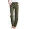 IMG 108 of Women Solid Colored Cotton Blend Loose Drawstring Wide Leg Casual Long Pants