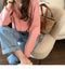 IMG 109 of Sweater Women Loose All-Matching Lazy Cardigan French Tops Demure Outerwear
