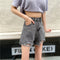 IMG 118 of Hong Kong Vintage Ripped Loose Denim Shorts Women Summer Slim Look High Waist Hot Pants Shorts