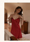 IMG 140 of Pyjamas Women Summer Silk Thin Strap Pajamas Spaghetti Sexy Sleepwear