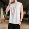 Men Tank Top Trendy Hip-Hop Stylish Summer Young Sporty Vest Matching Tops Thin Printed te Tank Top