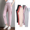 Img 8 - Ice Silk Casual Pants Women Summer Thin Cotton Blend Line Slim Look Loose Harem