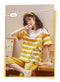 IMG 144 of Pajamas Women Summer Short Sleeve Cropped Pants Sets insWomen Cartoon Popular Trendy Loungewear Sleepwear