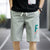 Img 1 - Summer Men Casual Shorts Straight Pants Sporty Cargo Mid-Length Beach