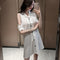 Img 22 - Summer Sexy Popular Pyjamas Women Thin Short Sleeve Loose Chiffon Shirt Dress