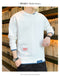 IMG 109 of Sweatshirt Trendy insRound-Neck Tops Loose Non Long Sleeved T-Shirt Outerwear