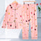 Popular Pajamas Women Long Sleeved Cardigan Lapel Korean Knitted Loungewear Two-Piece Sets Plus Size Sleepwear