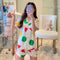 Pajamas Women Summer Short Sleeve Fresh Looking Cardigan Lapel Sets Loungewear Sleepwear