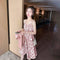 Img 2 - Women Floral Cami Dress Summer Korean Slim Look Trendy A-Line Dress