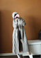 IMG 114 of Europe Women Hooded Thick Knitted Cardigan Long Coat Sweater Outerwear
