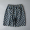 Img 3 - Summer Men Denim knee length Young Trendy Pants Loose Chequered Shorts