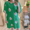 Southeast Asia Pyjamas Women Summer Pajamas Korean Short Sleeve Dress Sweet Look Cartoon Adorable Teens Loungewear Sleepwear