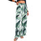 Img 5 - Long Pants Popular Women Green Printed Loose Wide Leg Casual