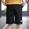 Summer Men Casual Shorts Straight Pants Sporty Cargo Mid-Length Beach Shorts