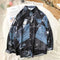 Img 17 - Japanese Hong Kong Men Long Sleeved Shirt Slim Look Casual Printed Men Shirt