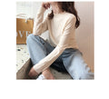 IMG 111 of Thin Sweater Women Undershirt Korean Loose Popular Solid Colored Tops Outerwear