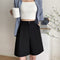 Img 1 - Suits Shorts Women Summer Loose Plus Size Outdoor High Waist Mid-Length Wide Leg Drape Casual Pants