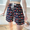 Drawstring Cotton Pajamas Pants Women Summer Home Mid-Length Thin Adorable Japanese Loose Outdoor Beach Shorts