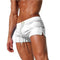 Img 6 - Europe Men Solid Colored Trendy Design Beach Breathable Pants Shorts Swim Beachwear