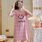 Summer Thin Pajamas Short Sleeve Loose Casual Sweet Look Pyjamas Loungewear Women Sleepwear