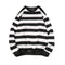 Thin Sweatshirt Long Sleeved T-Shirt Trendy Striped Tops Southeast Asia Matching Outerwear