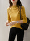 IMG 105 of Europe All-Matching Undershirt Sweater Women Half-Height Collar Wool Outerwear