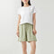 Img 1 - Cotton Shorts Women Summer Japanese Loose Wide Leg Bermuda Non Cozy Casual Pants