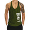 Muscle Fitness Loose Casual Sporty Tank Top Men Europe Trendy Breathable Sleeveless T-Shirt logo Tank Top