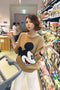 IMG 102 of Mouse Sweater Women Thick College Loose Student Korean Outerwear