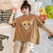 Pajamas Women Summer Short Sleeve Korean Student Thin Plus Size Adorable Cartoon Outdoor Loungewear Sets Sleepwear