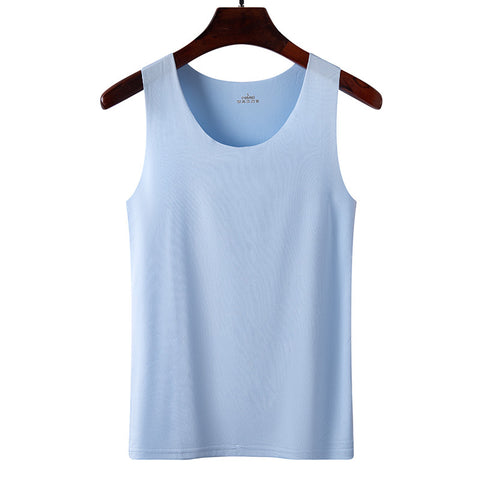 Img 5 - Summer Women Seamless Ice Silk Tank Top Thin Strap Sexy All-Matching Sleeveless Tops Tank Top