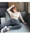 IMG 157 of Korean Turtleneck Yarn Long Sleeved Sweater Women Thin Student Undershirt Tops Outerwear