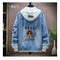 IMG 124 of Denim Loose Trendy Jacket Tops Outerwear