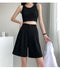 IMG 122 of Suits Shorts Women Summer Thin Casual High Waist Loose Slim Look Wide Leg Pants Plus Size Shorts