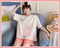 IMG 124 of Pajamas Women Summer Short Sleeve Korean Student Thin Plus Size Adorable Cartoon Outdoor Loungewear Sets Sleepwear