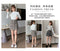 Img 8 - Country Chequered Skirt Women Korean High Waist Wool Slim Look Hip Flattering A-Line Skirt