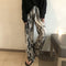 Img 6 - Ink Wide Leg Pants Women Summer Popular Thin Loose Slim Look Chiffon Straight Personality Casual Floor-Length