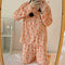 Img 3 - Pajamas Women Long Sleeved Cardigan Two-Piece Sets Japanese insStrawberry Adorable Student Loungewear Outdoor