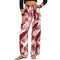 Img 8 - Long Pants Popular Women Green Printed Loose Wide Leg Casual