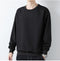 IMG 117 of Sweatshirt Long Sleeved Solid Colored Round-Neck Blank Pattern Trendy Loose Teens Outerwear