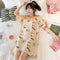 Pajamas Women Summer Thin Cotton Pyjamas Korean Sweet Look Adorable Student Casual Home Plus Size Loungewear Sleepwear