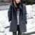 IMG 108 of Europe Minimalist Harajuku Solid Colored Casual Button Cardigan Warm Mid-Length Hooded Women Coat Outerwear