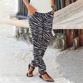 IMG 104 of Women Summer Trendy High Waist Printed Pants Straight Street Style Casual Pants