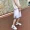 Img 3 - Summer Silk Running Shorts Men Hong Kong Loose Trendy Thin Mesh Basketball Pants Beach Casual knee length