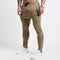 IMG 116 of Europe Plus Size Slim Look Solid Colored Personality Sporty Four Seasons Pants